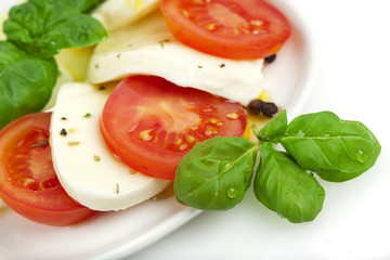 tomaten mozzarella salat