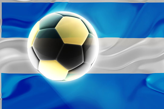 Argentina flag wavy soccer