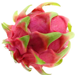 Fototapeta premium pitahaya, fruit du dragon, fond blanc