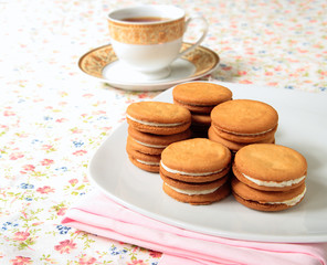 Biscuits with tea