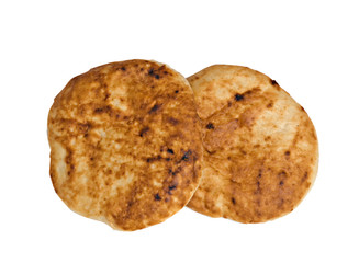 Pitas isolated on white background