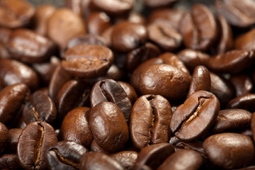 roasted coffee beans background