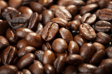 roasted coffee beans background
