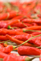 red peppers - shallow DOF