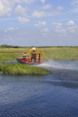Everglades airboat in South Florida, National Park