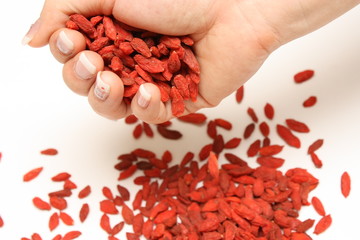 Une poignée de goji