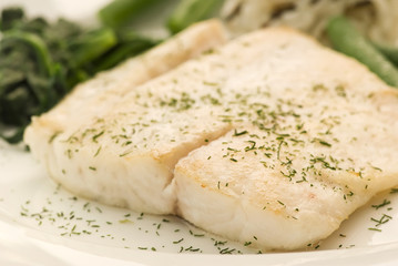 Pangasius mit Spinat