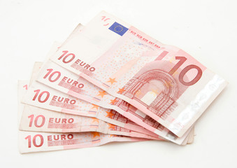 10 euros bank notes
