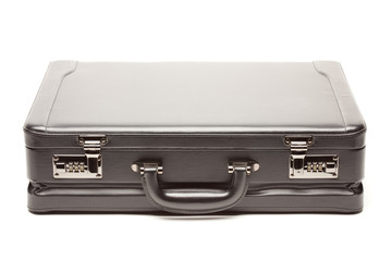 Black Briefcase on White
