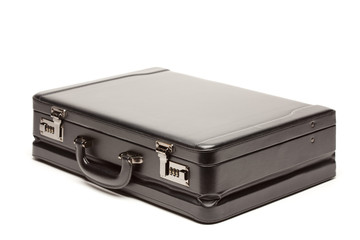 Black Briefcase on White