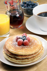 Fresh hot  pancakes