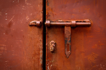 Latch on the door