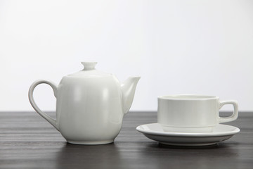 cup and tea pot