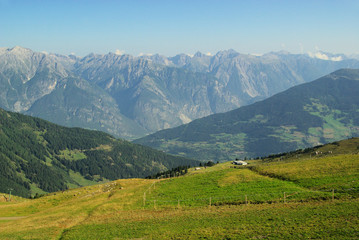 Fototapeta premium Fiss Wanderung - Fiss hiking 13