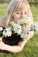 Fototapeta premium beautiful girl outdoor