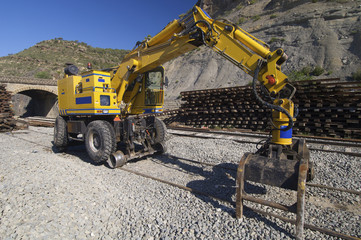 Obraz premium yellow machine