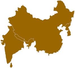 Indien China Korea