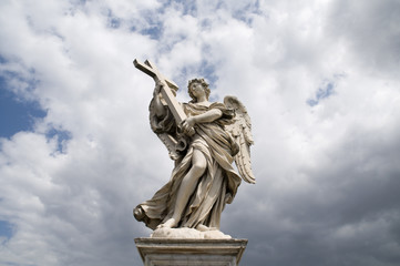 Angelo con la croce - Ponte sant'Angelo - Roma