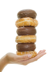 Mano con Donuts