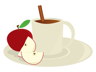Apple cider in mug