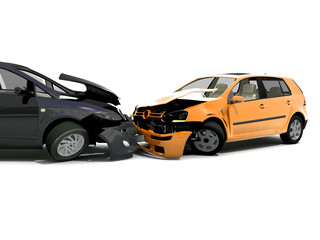 Obraz premium Car accident..