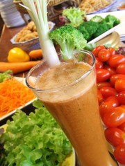 Jus de légumes frais