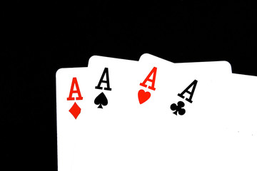 cards four cards aces