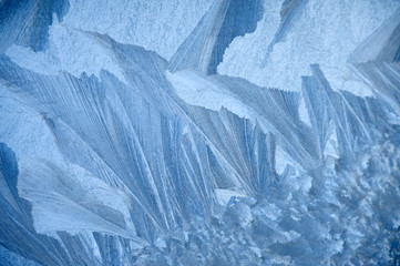 Frosty background on window