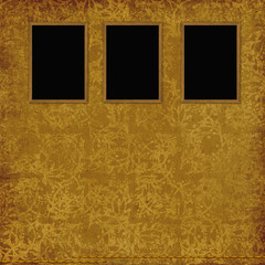 retro background with decorative frame