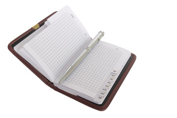 Pen with notebook