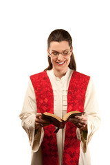 Fototapeta premium Female Pastor