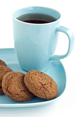 Ginger snaps and tea