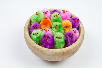 Easter chicks in a nest - 20489359