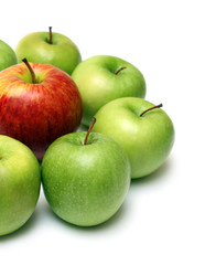different concept with apples