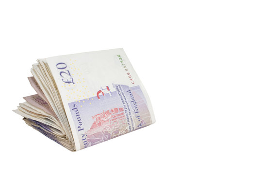 Twenty Pound Note stack
