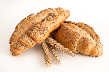 Brötchen und Getreideähren