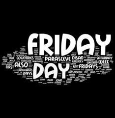 Fototapeta premium Friday