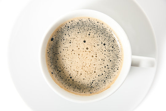 cup of coffee isolated