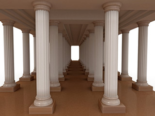 Fototapeta premium Old roman palace
