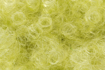 yellow curly hair background