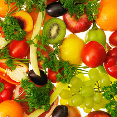 fruits and vegetables