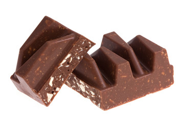 chocolate on isolated