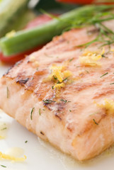 Wildlachs Steak