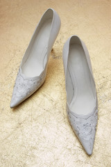 Ladies' shoes on heels