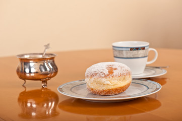 Berliner und Kaffee