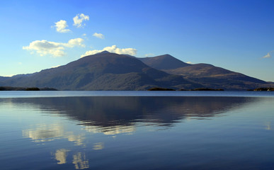 Reflection of mountain