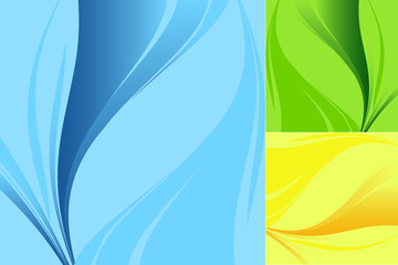 vector backdrops set