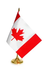 Foto auf Acrylglas Canada flag isolated on white background © Elnur
