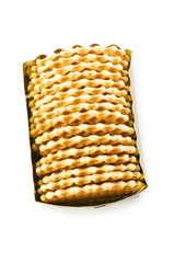 Tasty cookies isolated on the white