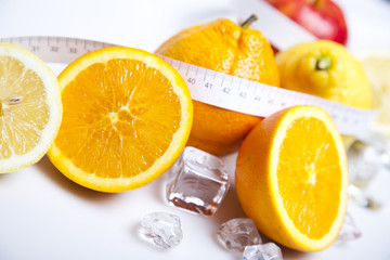 Still life of orange